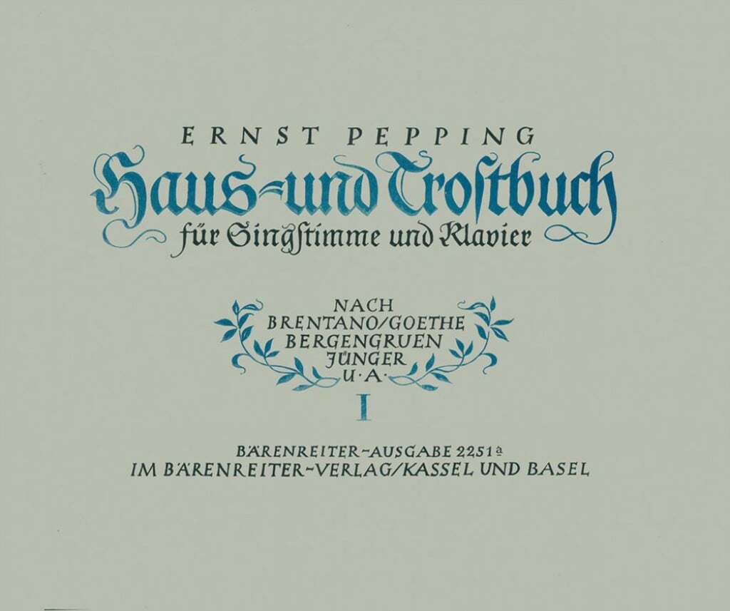 Haus- und Trostbuch, Heft 1
